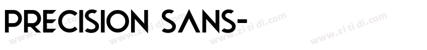 Precision Sans字体转换